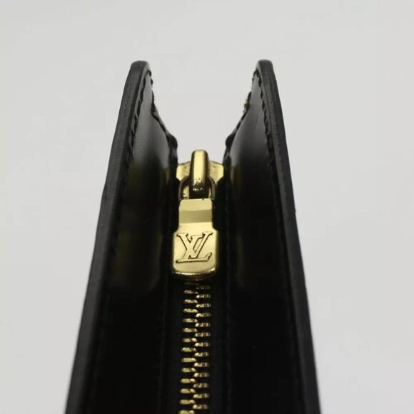 LOUIS VUITTON Epi Pochette Homme Clutch Bag Black M52522 LV Auth th3860 - Picture 10 of 12